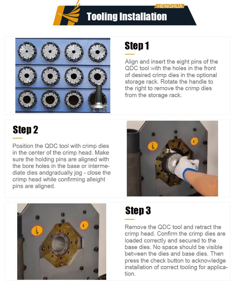 HZ150 hydraulic hose crimping machine